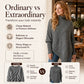 Women's Cable Knit Poncho Sweater