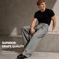 Men's Chic High-Waisted Double-Breasted Drape Pants