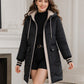 ✨ Cozy Coverage | Women’s Mid-Long Hooded Puffer Coat