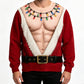 Men's Funny Christmas 3D Printed Muscle Sweatshirt