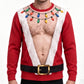 Men's Funny Christmas 3D Printed Muscle Sweatshirt