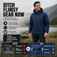 🌧️ Built for Changing Weather | Men’s Waterproof Outdoor Hooded Jacket