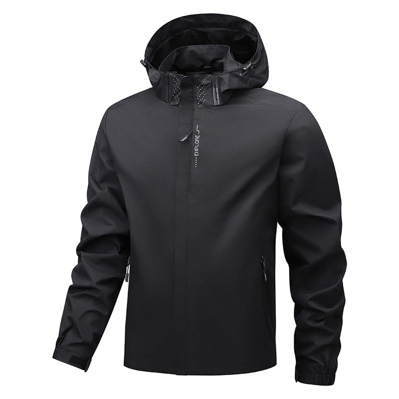 🌧️ Built for Changing Weather | Men’s Waterproof Outdoor Hooded Jacket