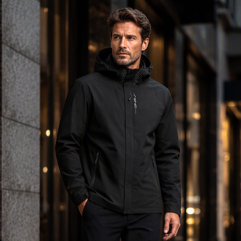 🌧️ Built for Changing Weather | Men’s Waterproof Outdoor Hooded Jacket