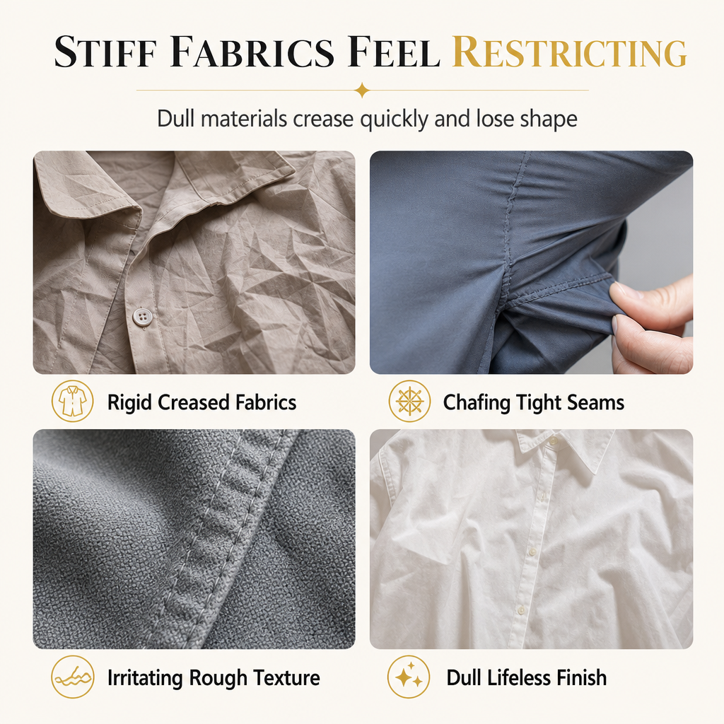 Women's Solid Color Satin Button Up Formal Shirt with Fashion Sleeves
