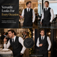Men's Slim Fit 3-Piece Formal Suit Set