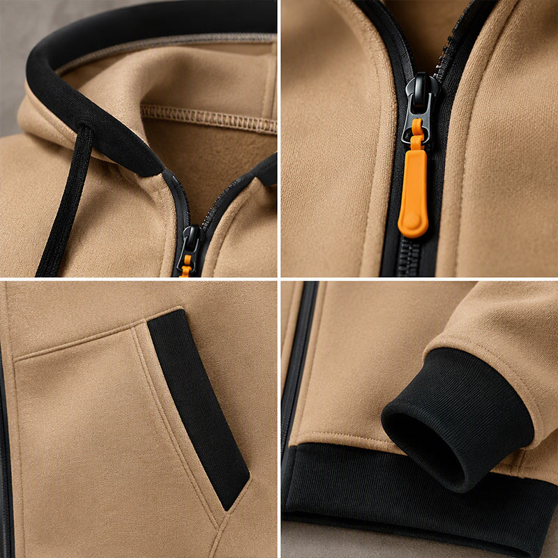Warm Zip Hoodie Jacket
