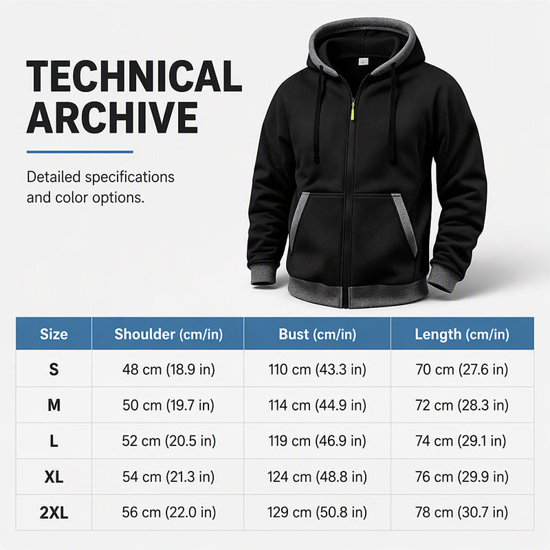 Warm Zip Hoodie Jacket
