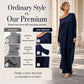 ✨ Effortless Elegance | Women’s Off-Shoulder Long-Sleeve Maxi Dress