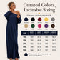 ✨ Effortless Elegance | Women’s Off-Shoulder Long-Sleeve Maxi Dress