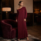 ✨ Effortless Elegance | Women’s Off-Shoulder Long-Sleeve Maxi Dress