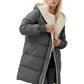 Women's Mid-Length Padded Coat with Hood