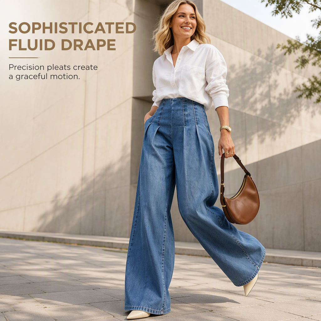 Women's High Waisted Wide Leg Jeans