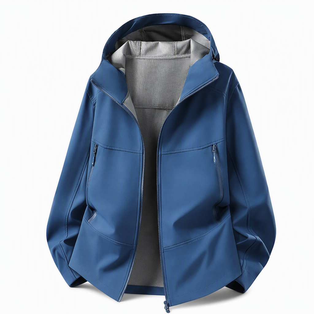 Unisex Outdoor Hooded Softshell Jacket