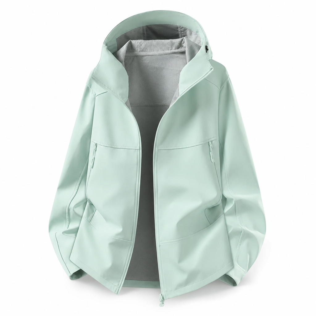 Unisex Outdoor Hooded Softshell Jacket