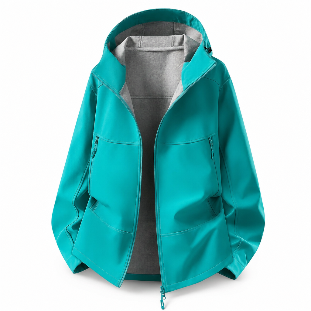 Unisex Outdoor Hooded Softshell Jacket