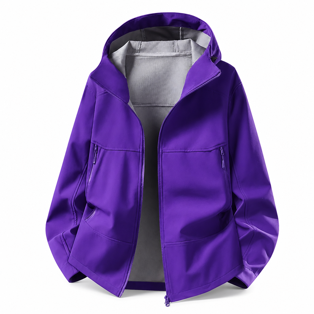 Unisex Outdoor Hooded Softshell Jacket
