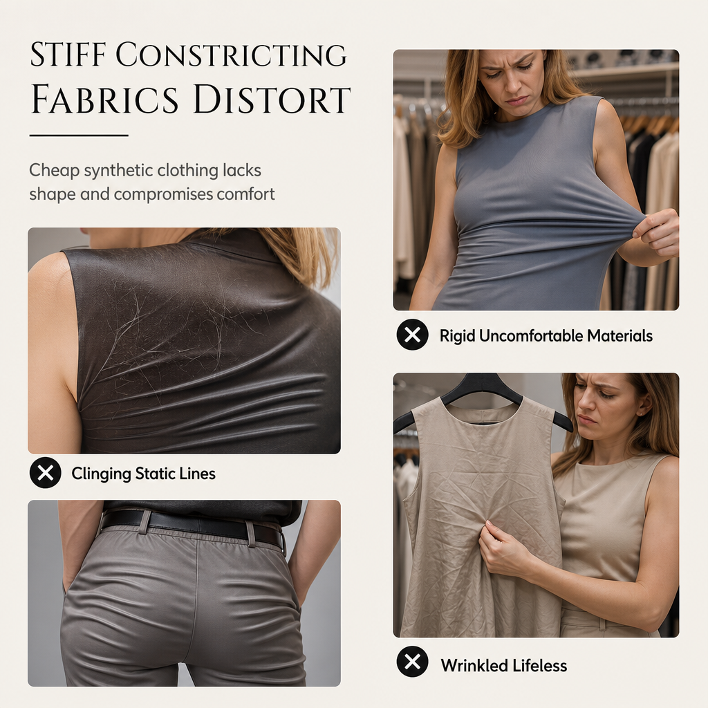Women's Sleeveless Asymmetric Tunic Top & Wide-Leg Pants Set