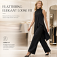 Women's Sleeveless Asymmetric Tunic Top & Wide-Leg Pants Set