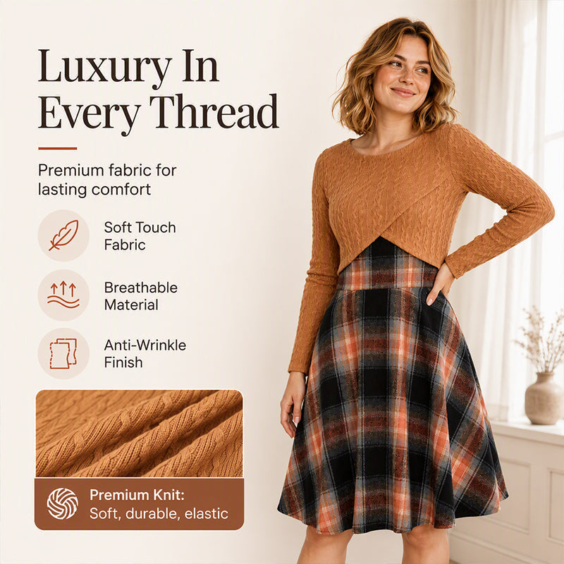 🍂 New Arrival Hot Pick ✨ Women's Plaid Two-Piece Set – Chic Style & Effortless Elegance 🤎