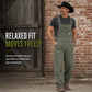 Men's Heavyweight Cotton Denim Overalls Relaxed Fit Straight Leg Dungarees with Multi Pocket Utility