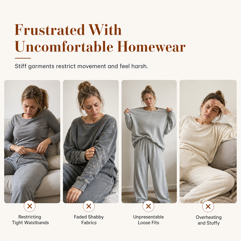 ⏰New Hot Sales - save 50%  😍Women's Soft Casual Crewneck Sweatshirt and Wide Leg Pants Set