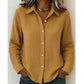 ✨ Effortless Polish | Women’s Crinkle-Texture Button-Down Shirt