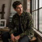 💥 Camo Contrast, Street-Ready Denim | Men's Structured Jacket ⚡