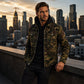 💥 Camo Contrast, Street-Ready Denim | Men's Structured Jacket ⚡