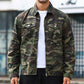 💥 Camo Contrast, Street-Ready Denim | Men's Structured Jacket ⚡