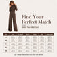 Women's Turtleneck Knit Top and Wide-Leg Pants Set