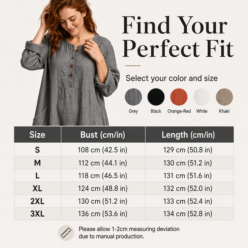 Women's Casual Maxi Dress with Pockets