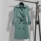Women's Slim Fit Double Breasted Trench Coat