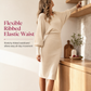 Women's Long Sleeve Knit Sweater Dress