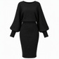 Women's Long Sleeve Knit Sweater Dress