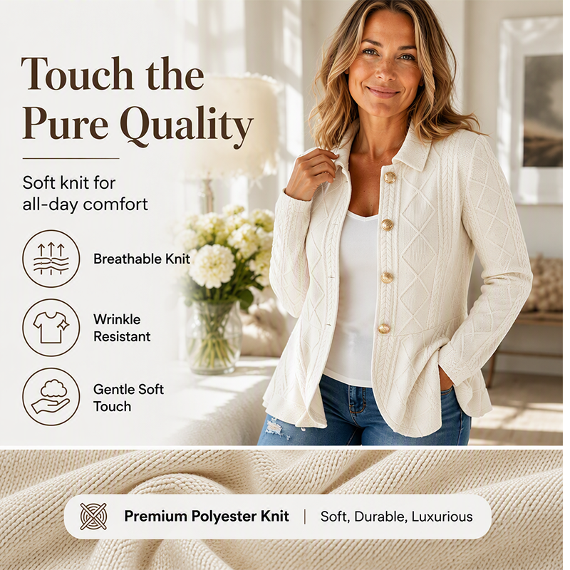 Women's Elegant Ruffled Peplum Blazer