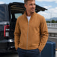 Men's Casual Solid Color Stand Collar Zip Jacket