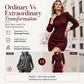 Women's Crew Neck Ribbed Knit Bodycon Dress