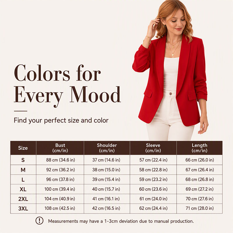 🧥 Flattering Slim Fit, Effortless Blazer Style | Women's Versatile Blazer