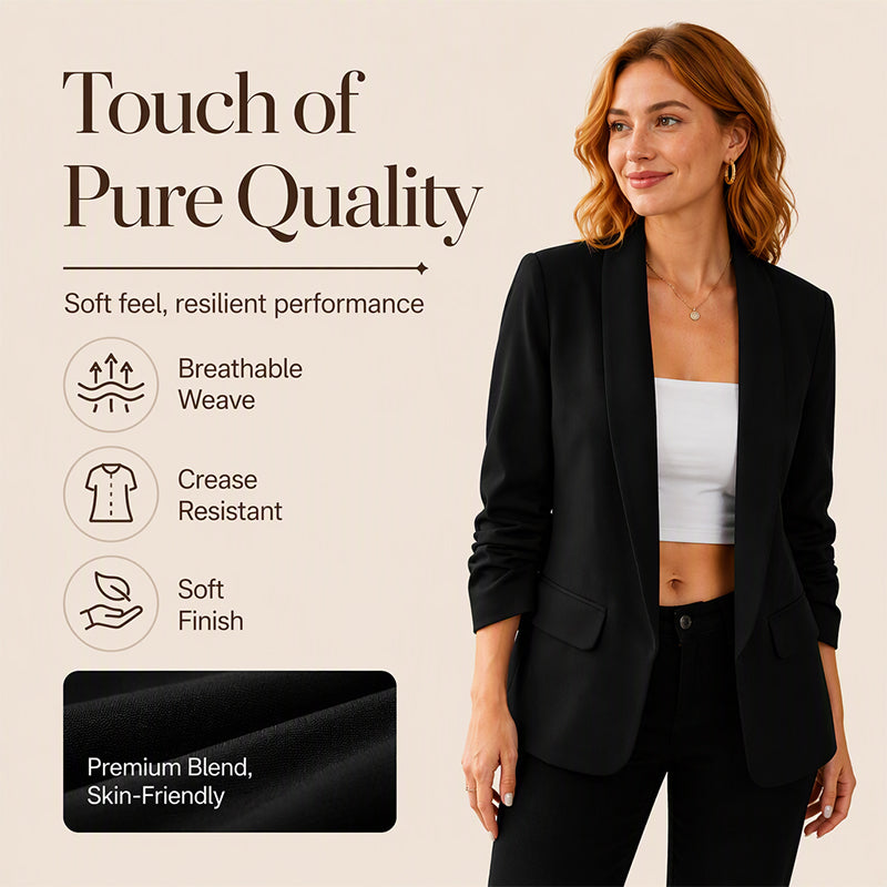 🧥 Flattering Slim Fit, Effortless Blazer Style | Women's Versatile Blazer