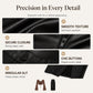 Women's Chic Irregular Side Slit PU Leather Skirt