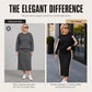 Women's Knit Two Piece Sweatshirt & Midi Skirt Set