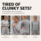 Women's Knit Two Piece Sweatshirt & Midi Skirt Set