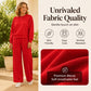 Women's Casual Sweatshirt & Wide-Leg Pants Set