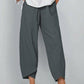 💥Limited Sale 70% OFF💥Vintage Asymmetrical Elastic Waist Pockets Pants