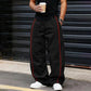 👖 50% OFF NOW! 🔥 Retro Side-Stripe Wide-Leg Trousers – High-Waisted, Comfortable Fit & Perfect for a Vintage Streetwear Look ✨