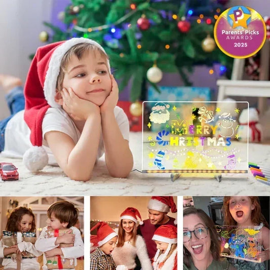 ✨LAST WEEK SPECIAL PRICE: ￡13.99!!⏳🎨Luminous Led Drawing Board For Children