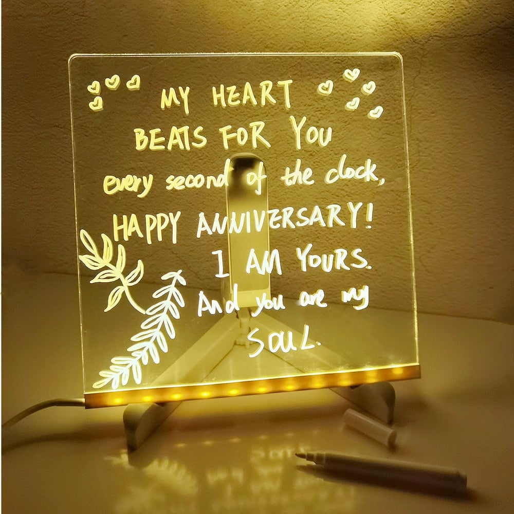 🎁Early Christmas Sale - LED Note Board with Colors🎨