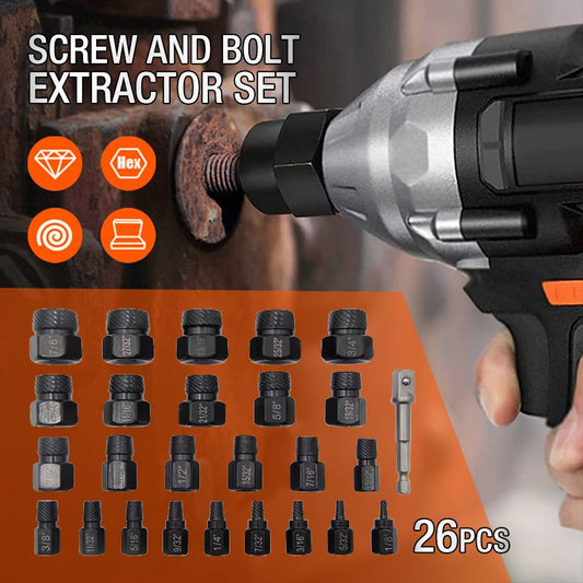 📦free shipping  🔩Screw and Bolt Extractor Set