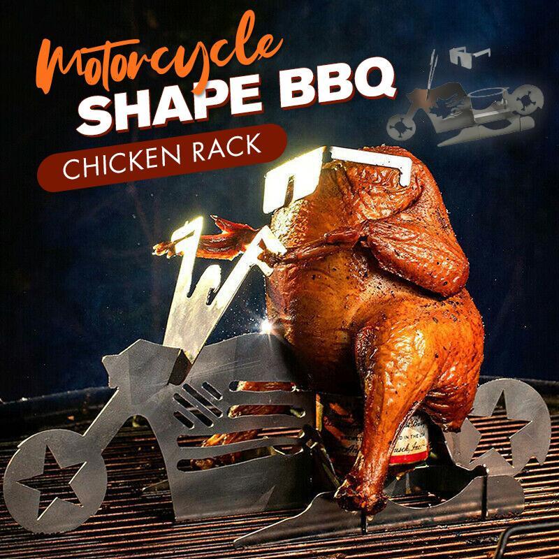 Motorcycle Shape BBQ Chicken Rack